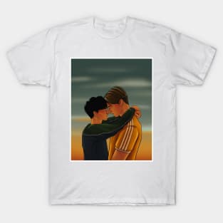 Nick and Charlie - Heartstopper - sunset T-Shirt